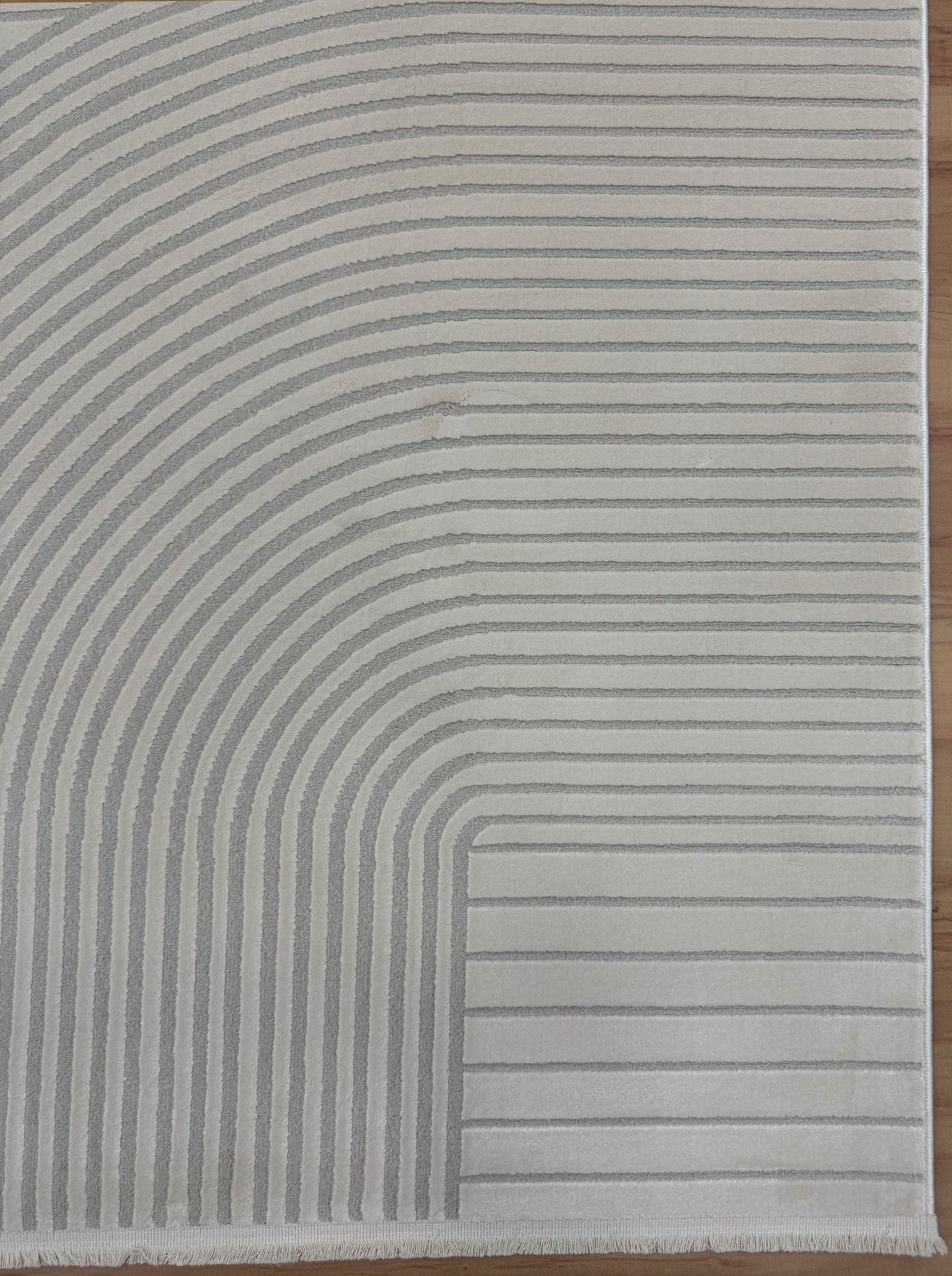 Calm Waves "white" Acrylic Carpet