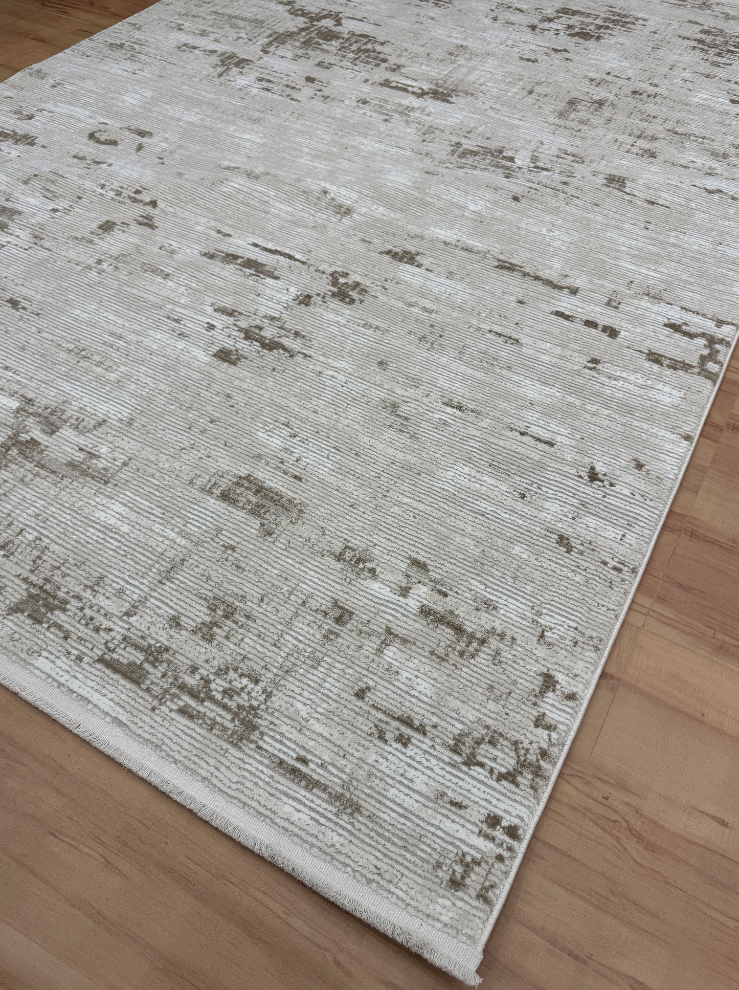 Gentle Glow "Cream+brown" Acrylic Carpet