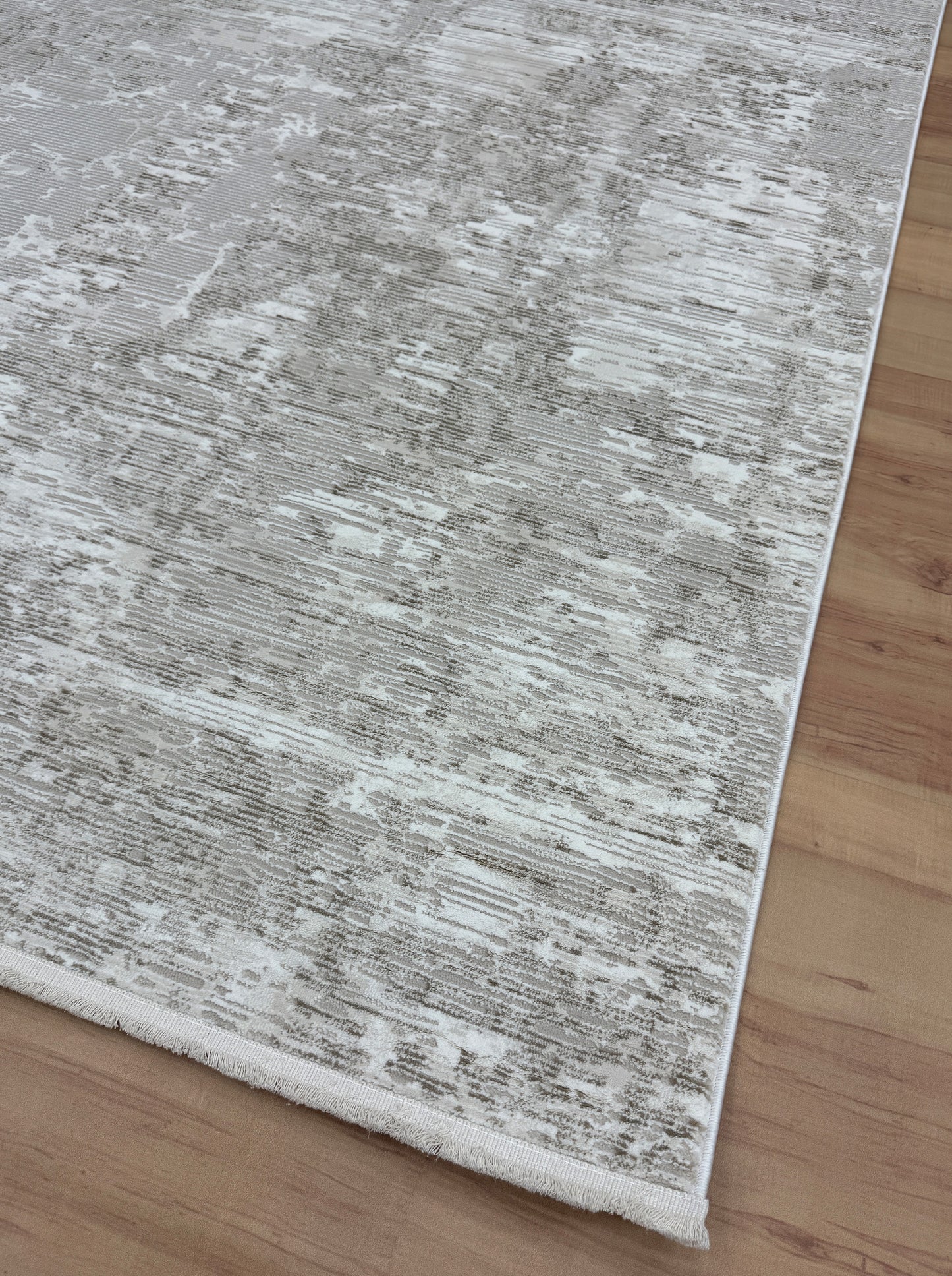Gentle Glow "white+Beige" Acrylic Carpet