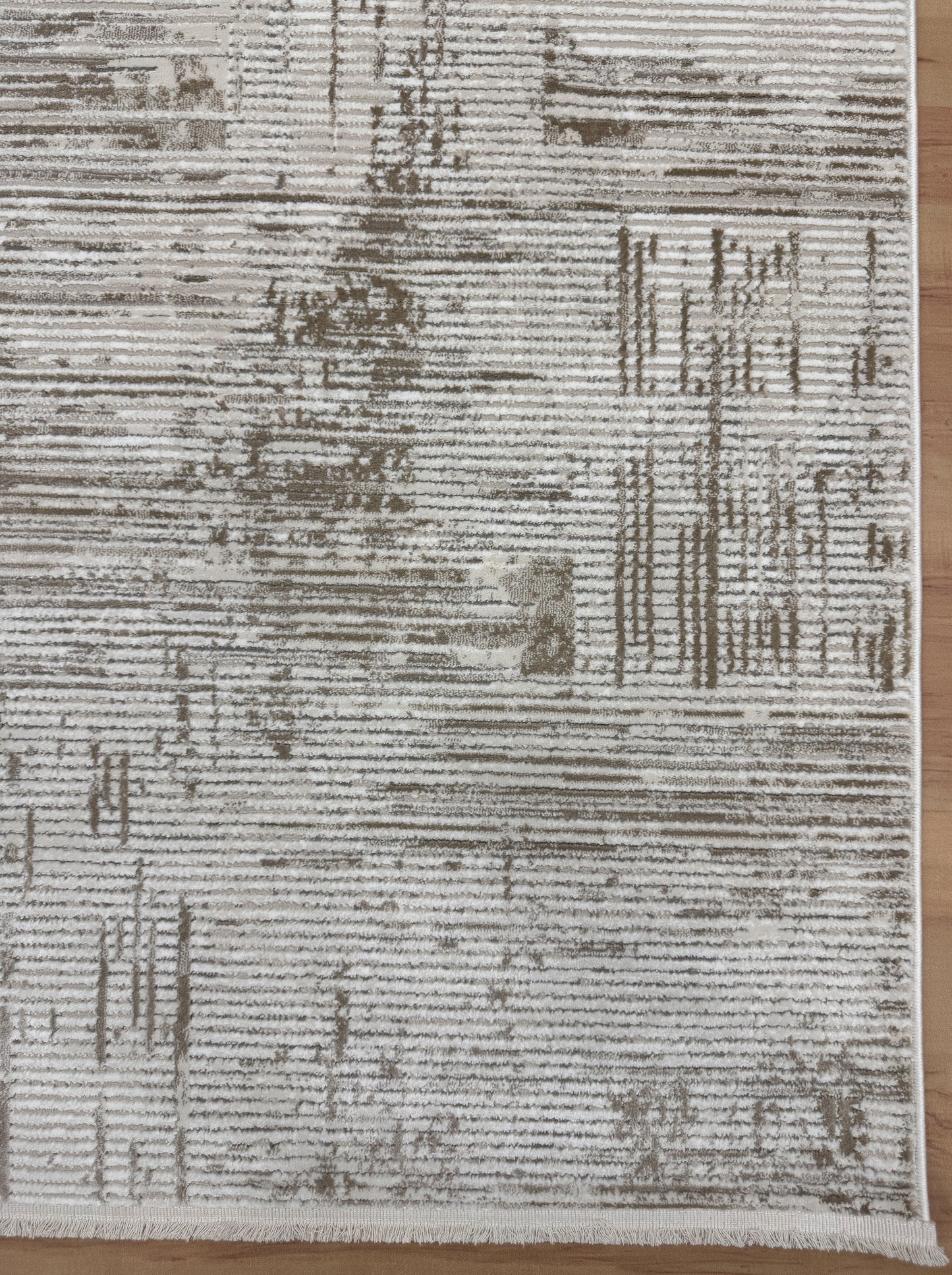 Elegant Shadows "Cream+Beige" Acrylic Carpet