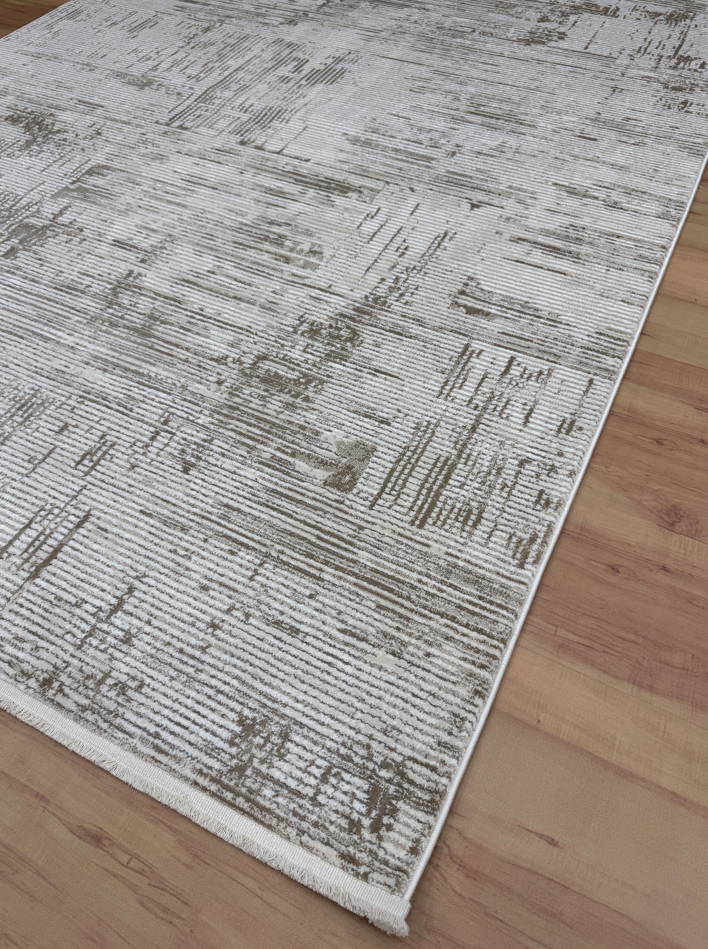 Elegant Shadows "Cream+Beige" Acrylic Carpet