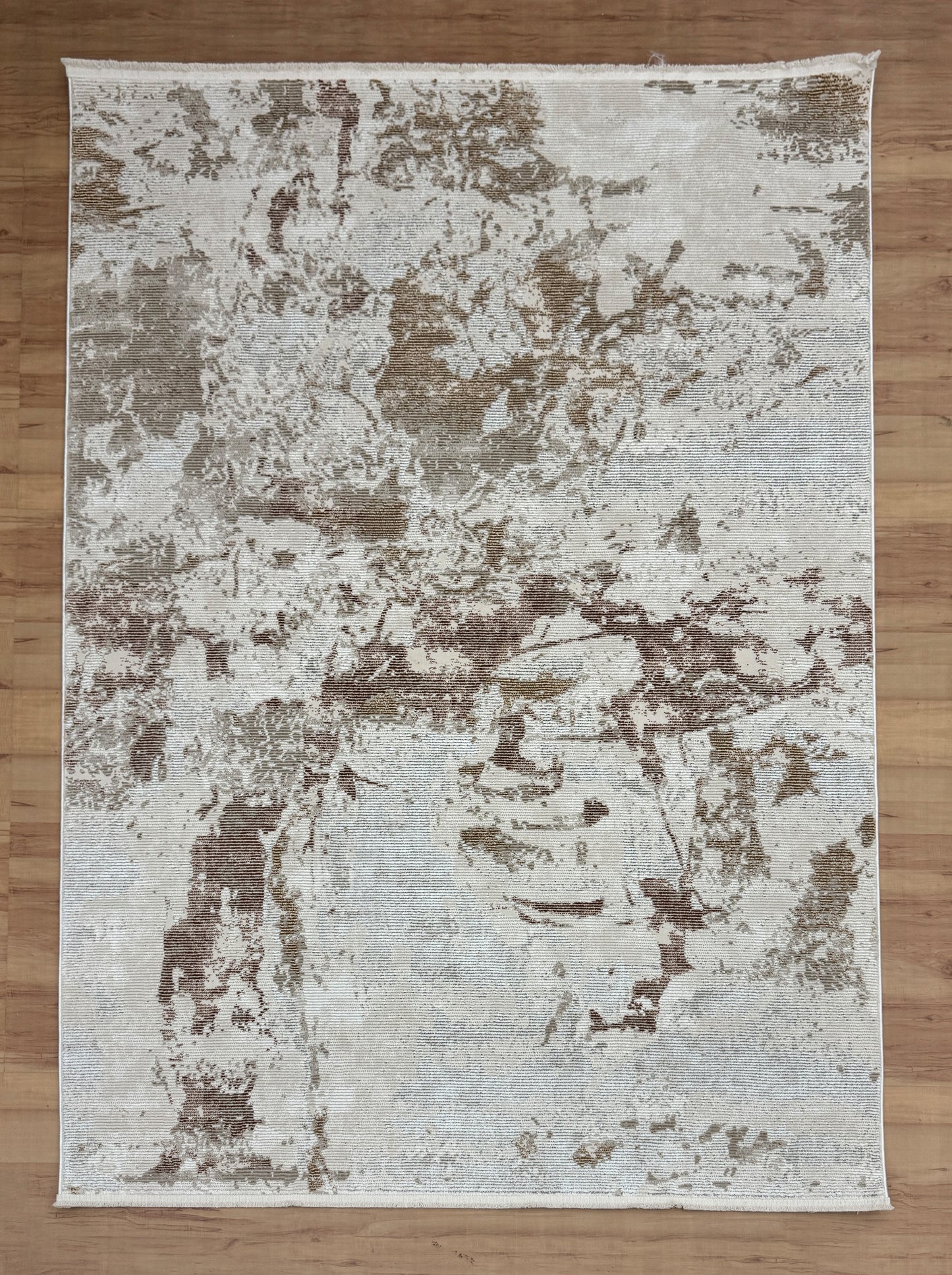 Elegant Shadows "Beige+Terra" Acrylic Carpet