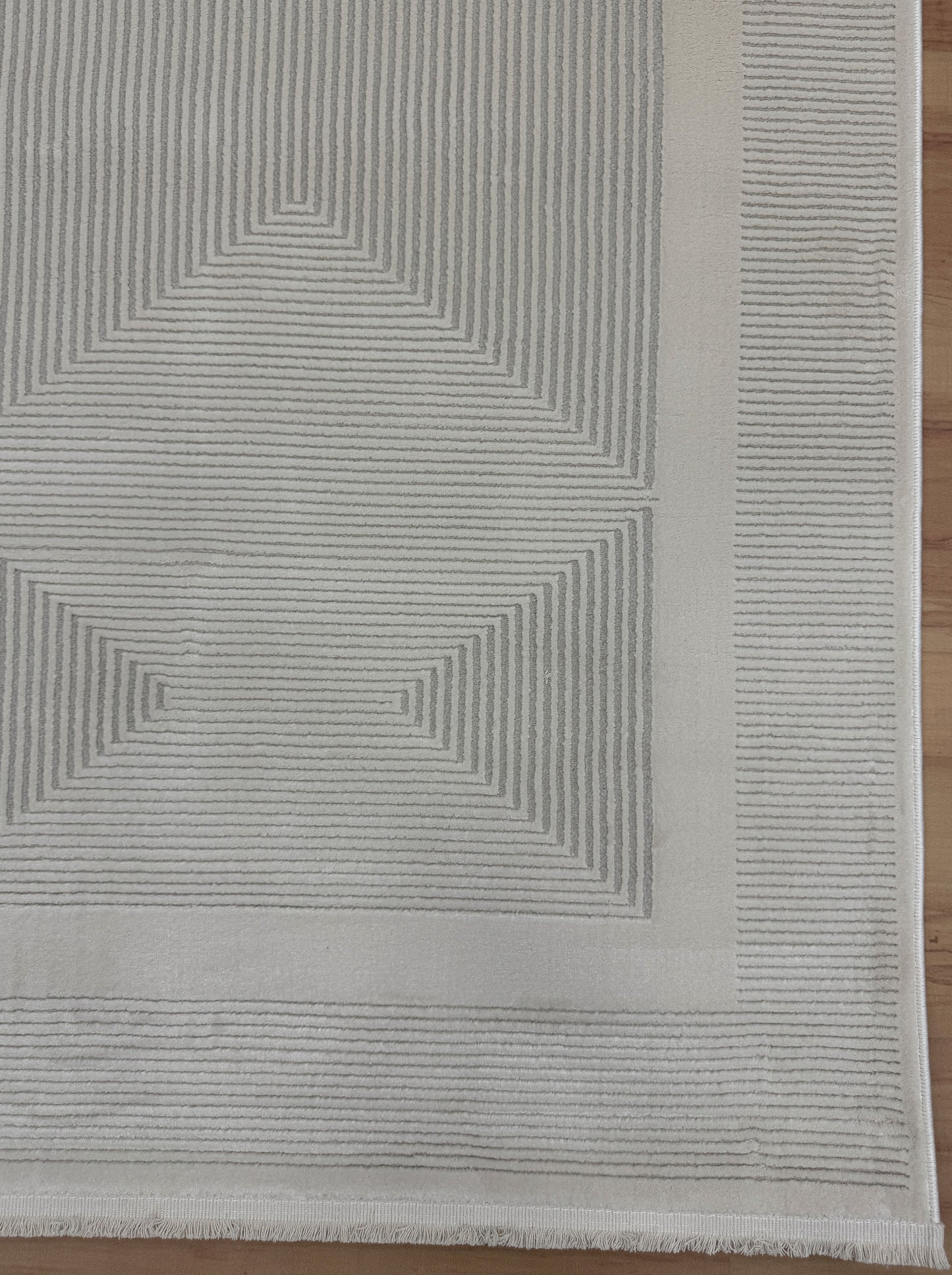 Intersecting Angles "white" Acrylic Carpet