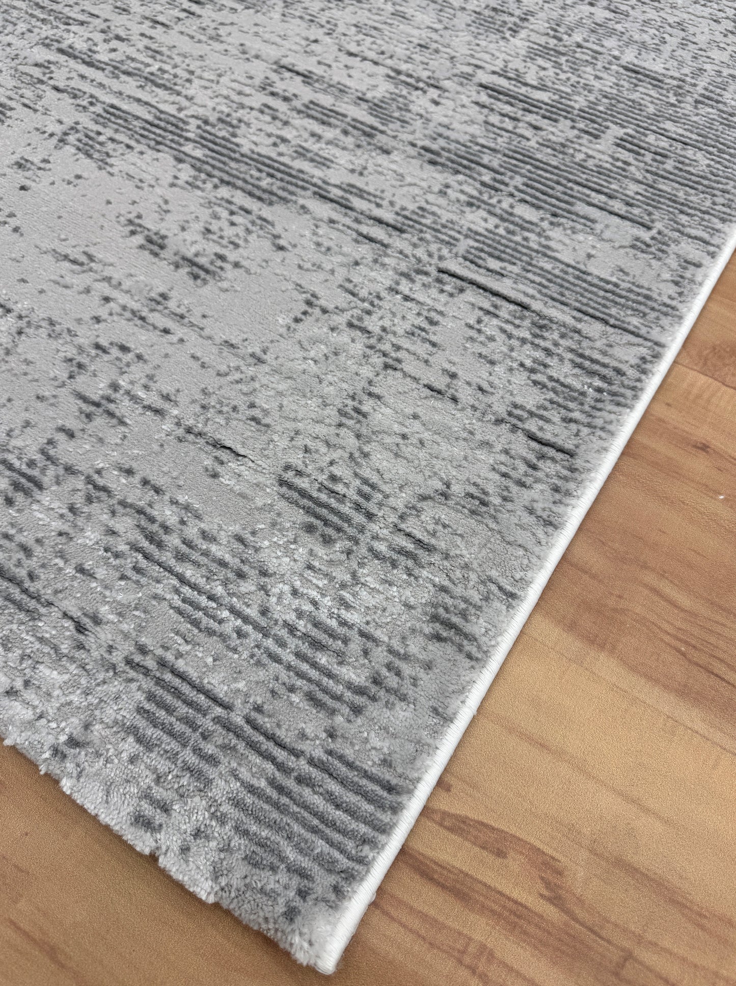 Whispering Lines Rug "Gray" Acrylic Carpet