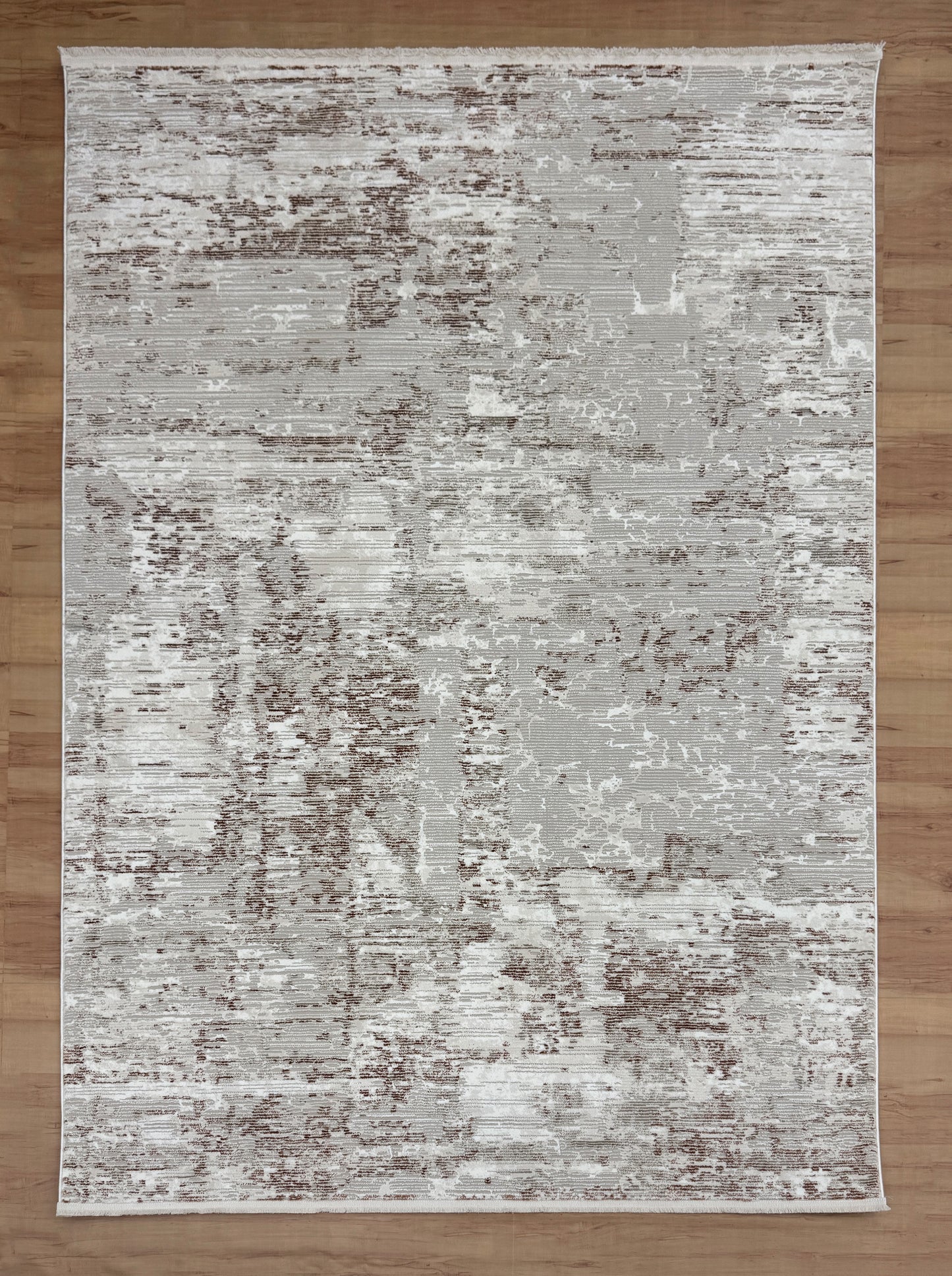 Elegant Shadows "Cream+Terra" Acrylic Carpet
