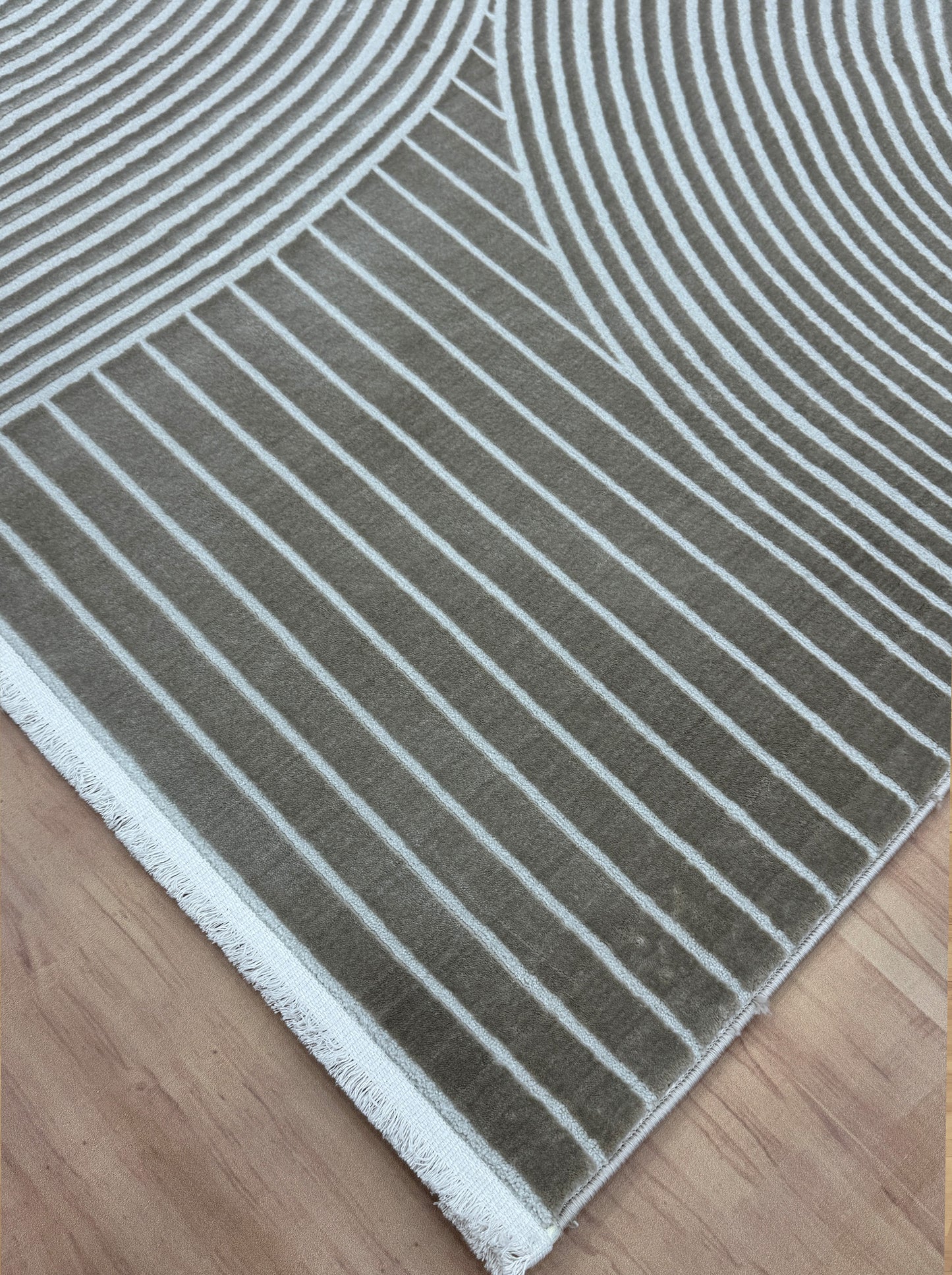 Calm Waves "Beige" Acrylic Carpet
