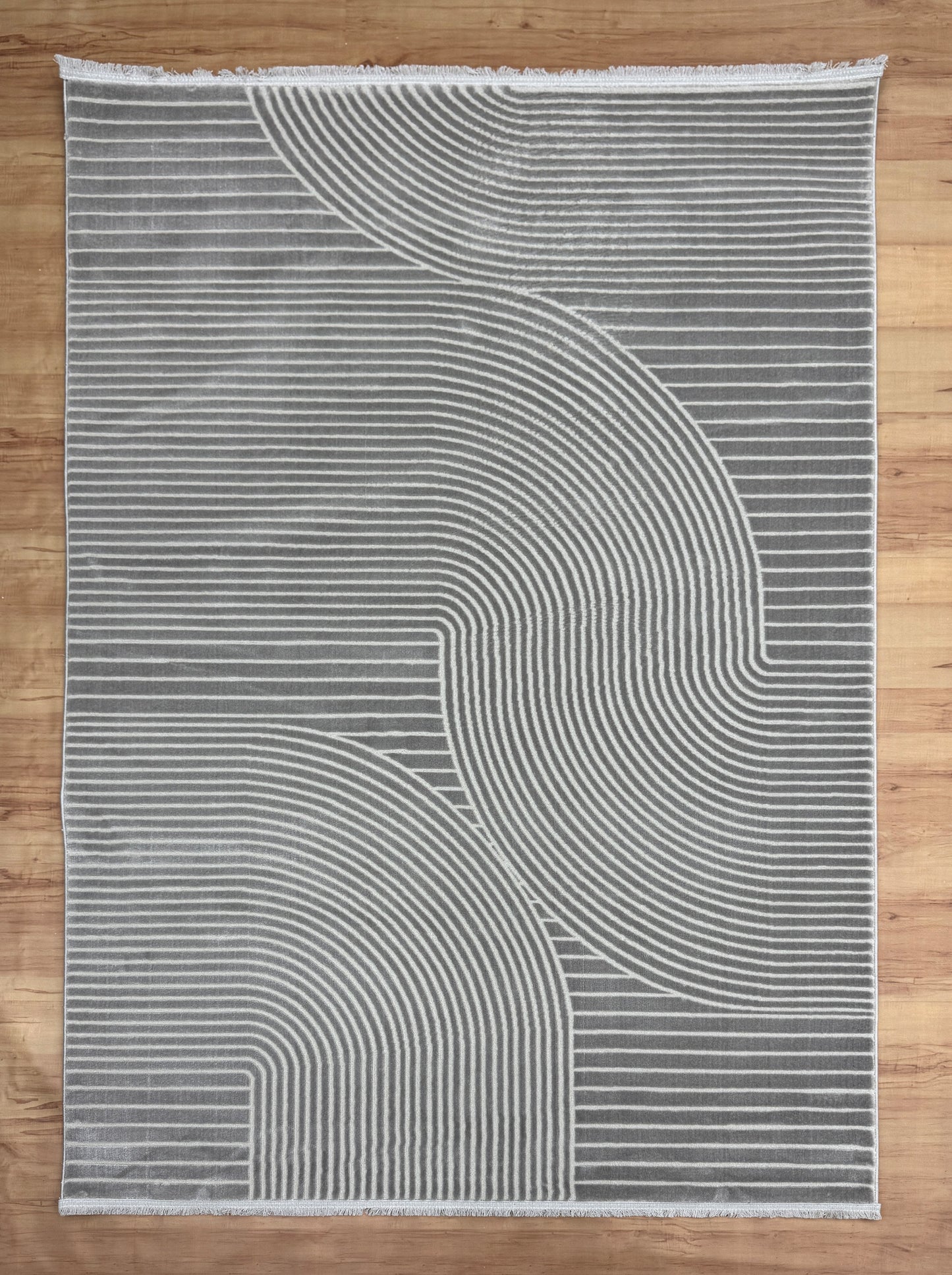 Calm Waves "Gray" Acrylic Carpet
