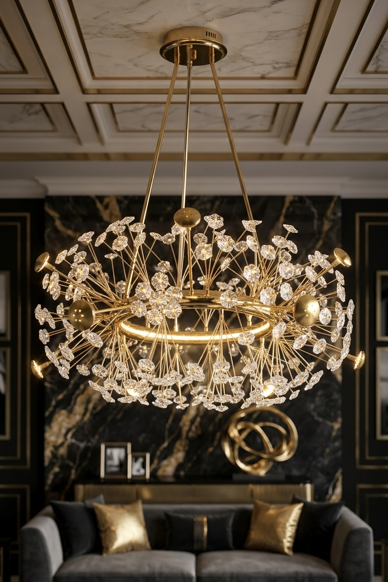 Crystal chandelier 1293/60cm