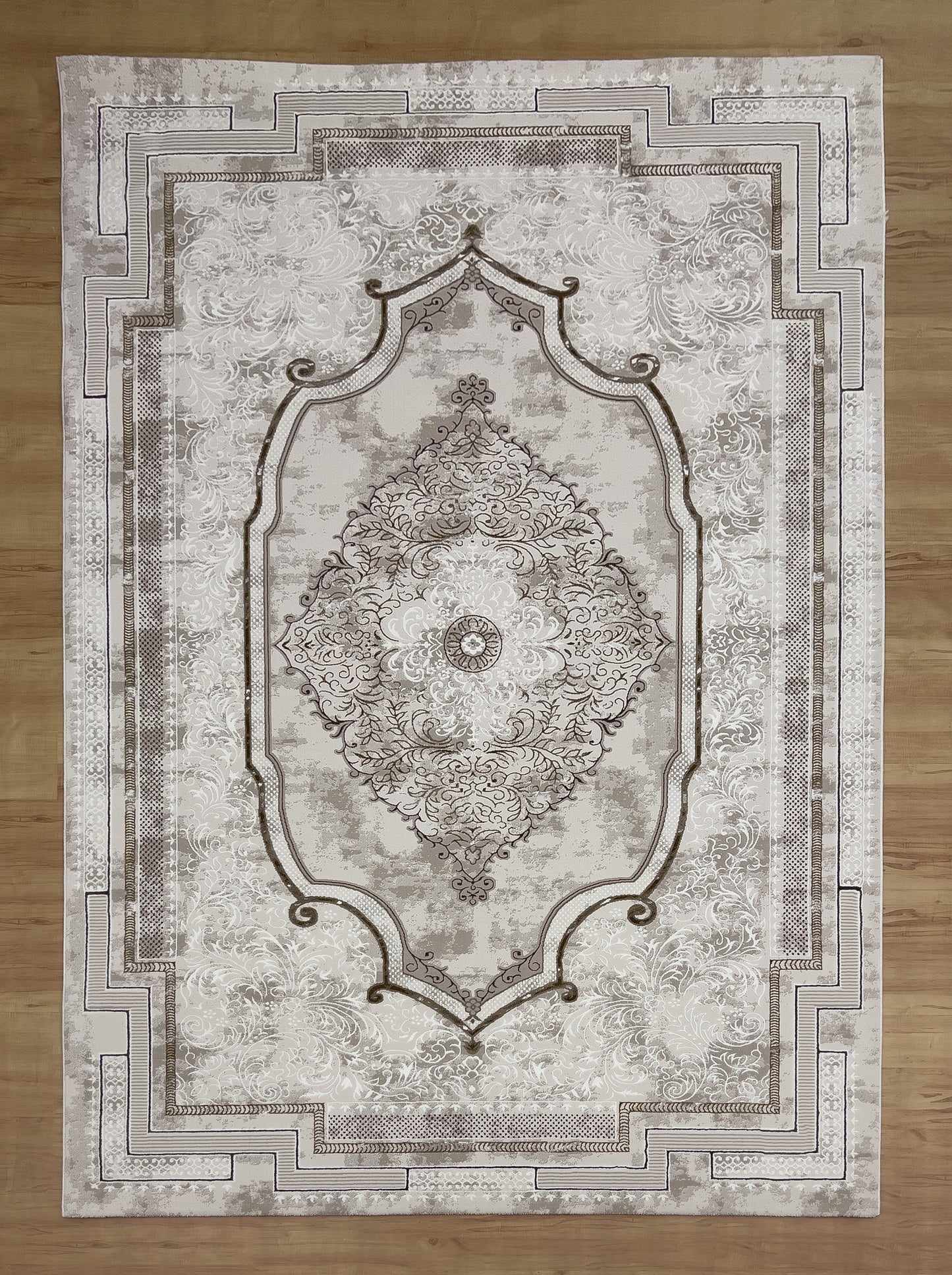 Floral Shades Acrylic Classic Carpet
