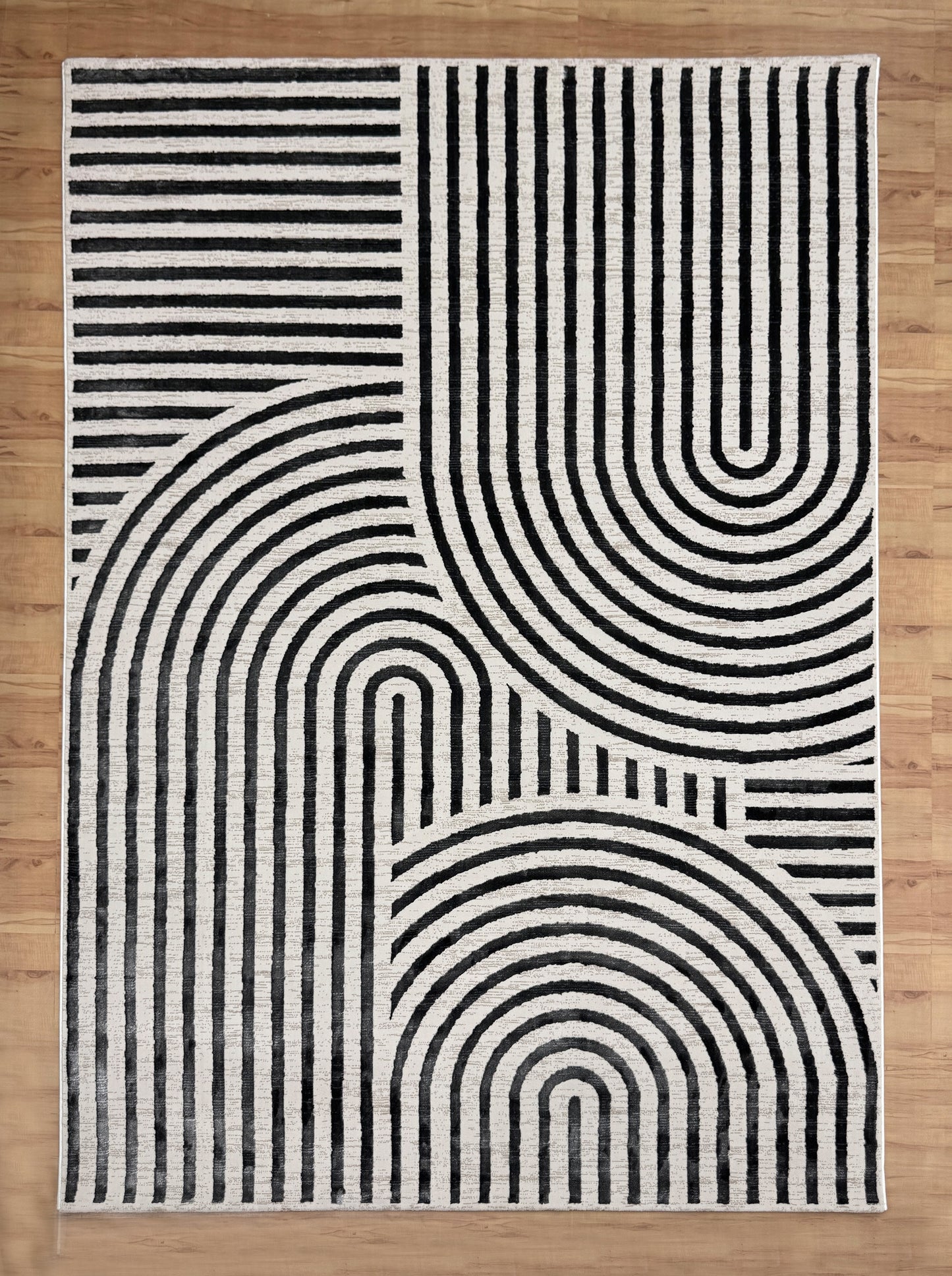 Silver Wave Acrylic Carpet