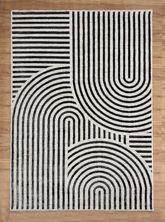 Silver Wave Acrylic Carpet