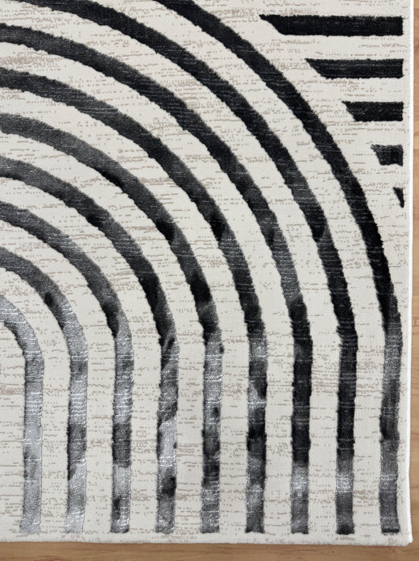 Silver Wave Acrylic Carpet