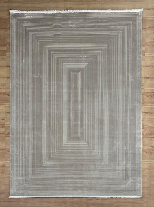 Regal Framed Bamboo Silk Carpet
