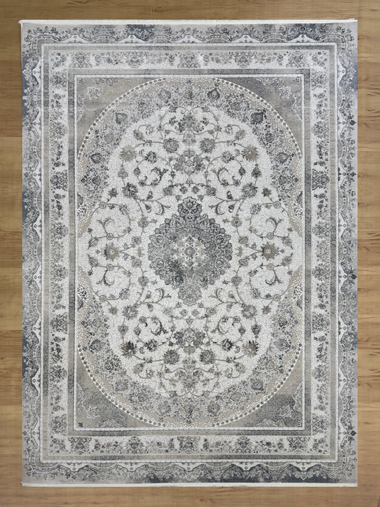 Lunar Floral Bamboo Silk Classic Carpet