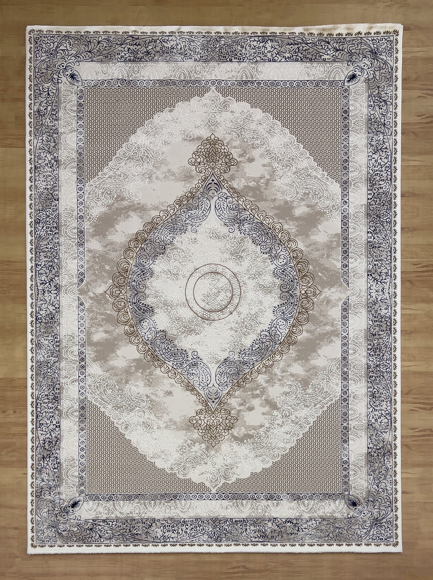 Blossoming Garden Acrylic Classic Carpet