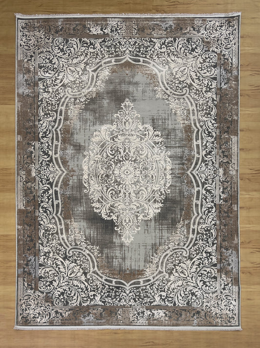 Gray Whispers Bamboo Silk Classic Carpet