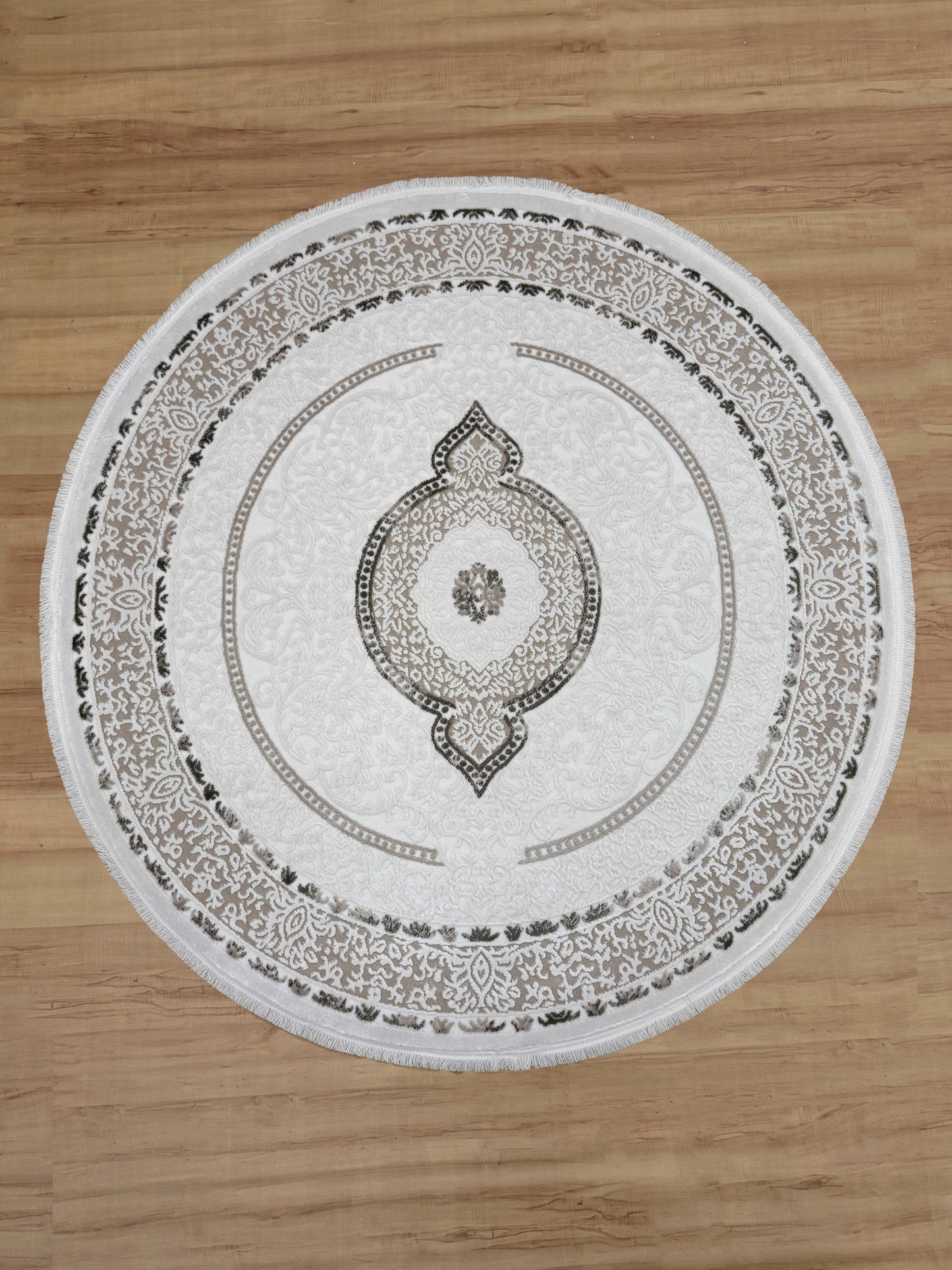 Andalusian Blossom Acrylic Round Carpet
