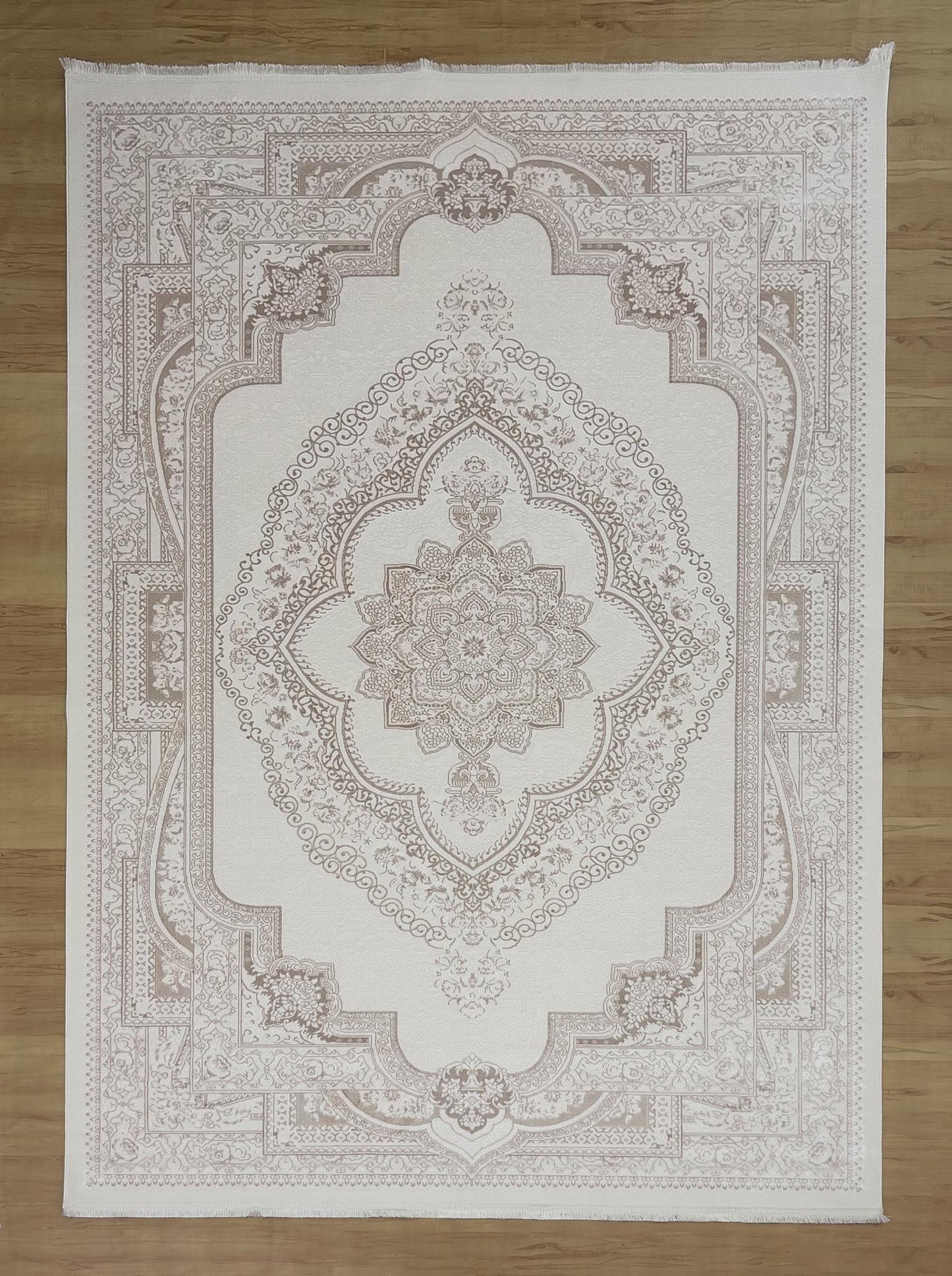 ⁠Serene Weave Bamboo Silk Classic Carpet