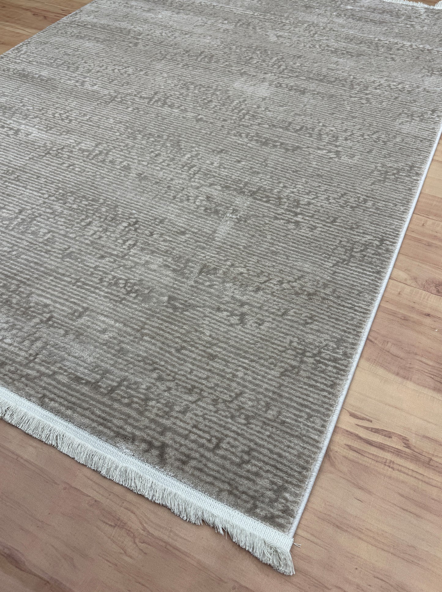 Frozen Horizon "Beige" Acrylic Carpet