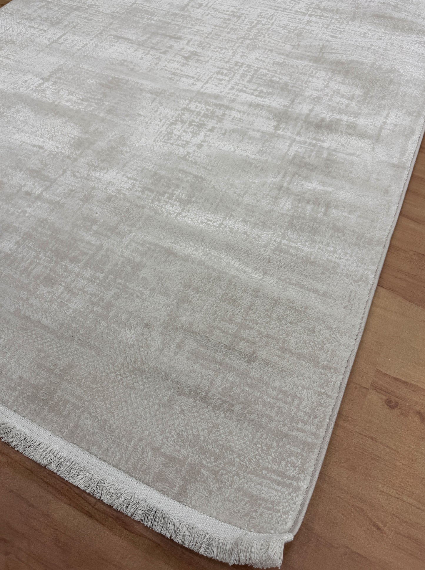 Frozen Horizon "Cream" Acrylic Carpet