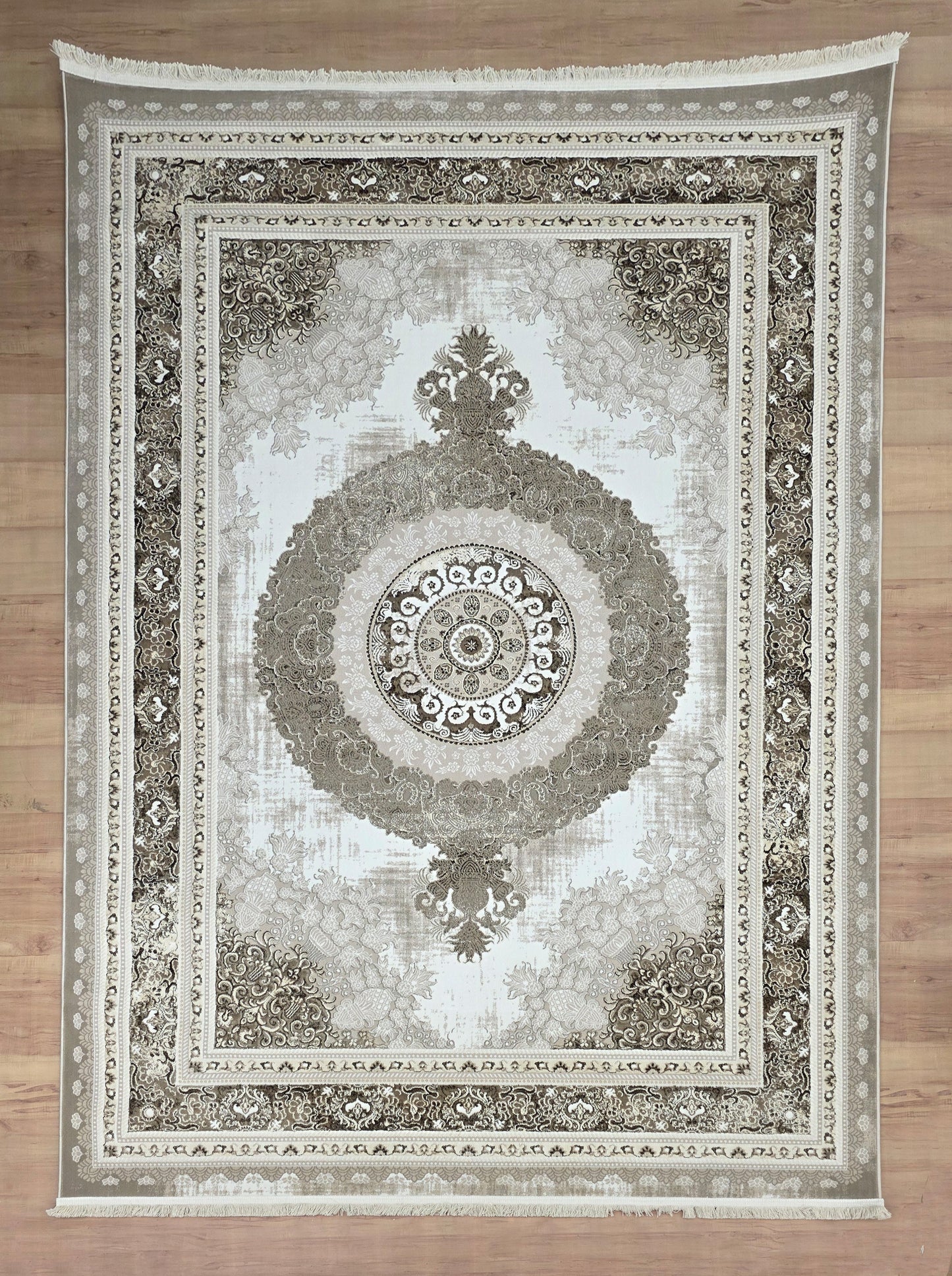 Timeless Frame "Cream+Vizon"Acrylic Carpet