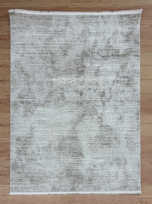 Gentle Waves Rug "Cream+Biege" Acrylic Carpet