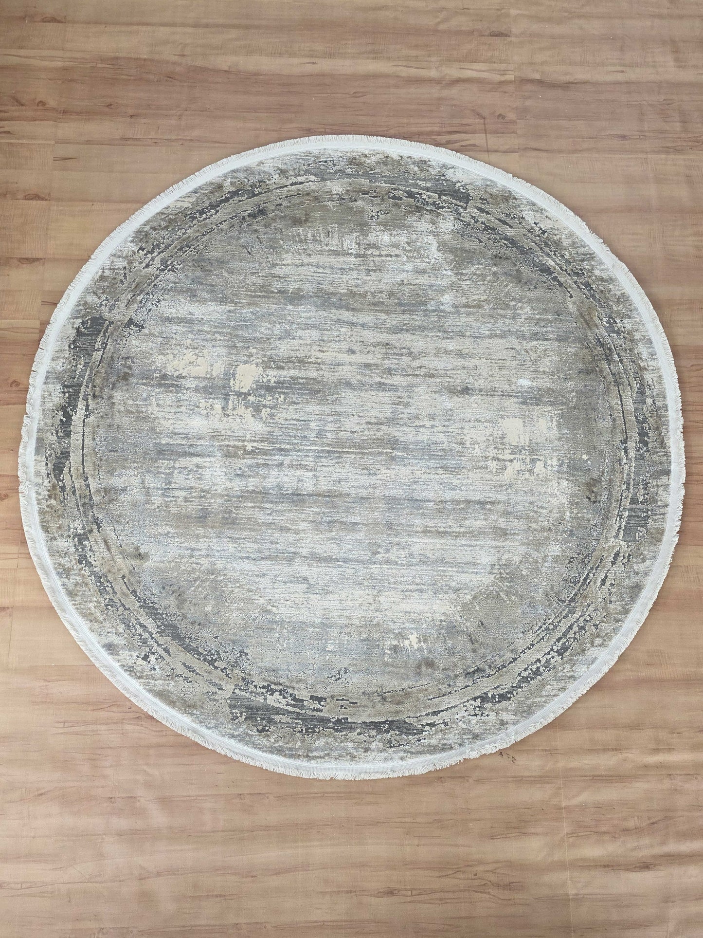 Elegant Whisper Bamboo Silk Round Carpet