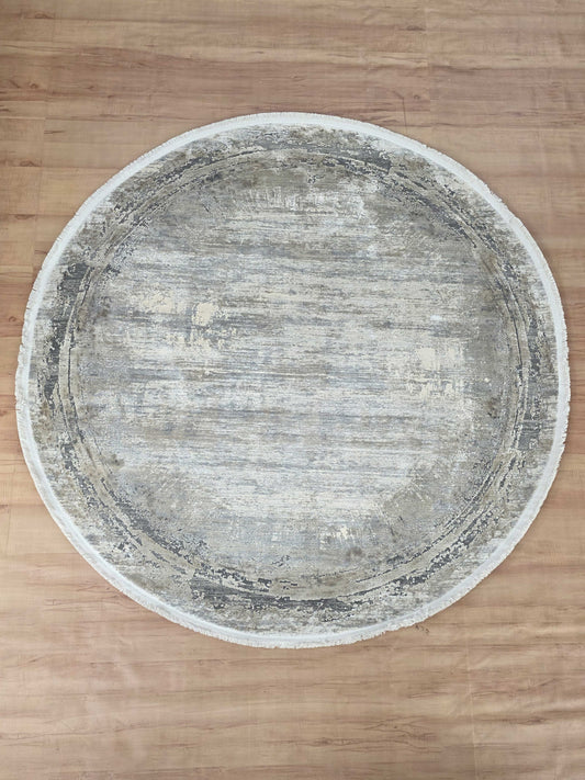 Elegant Whisper Bamboo Silk Round Carpet