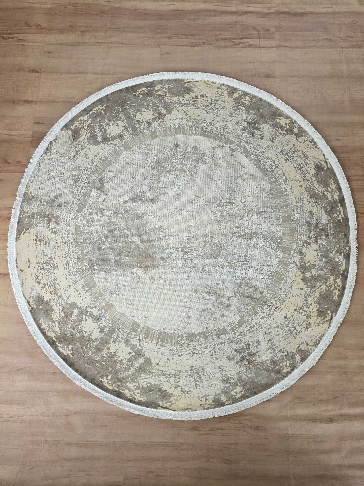 Lunar Shine Bamboo Silk Round Carpet