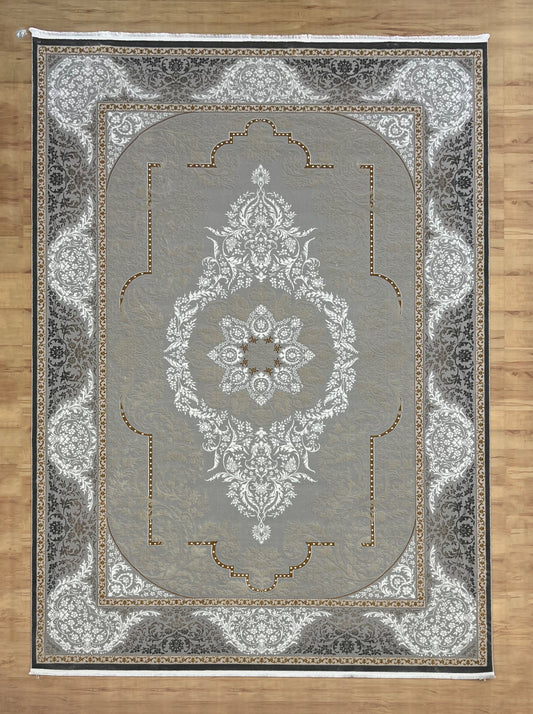 Gray Jasmine Acrylic Classic Carpet