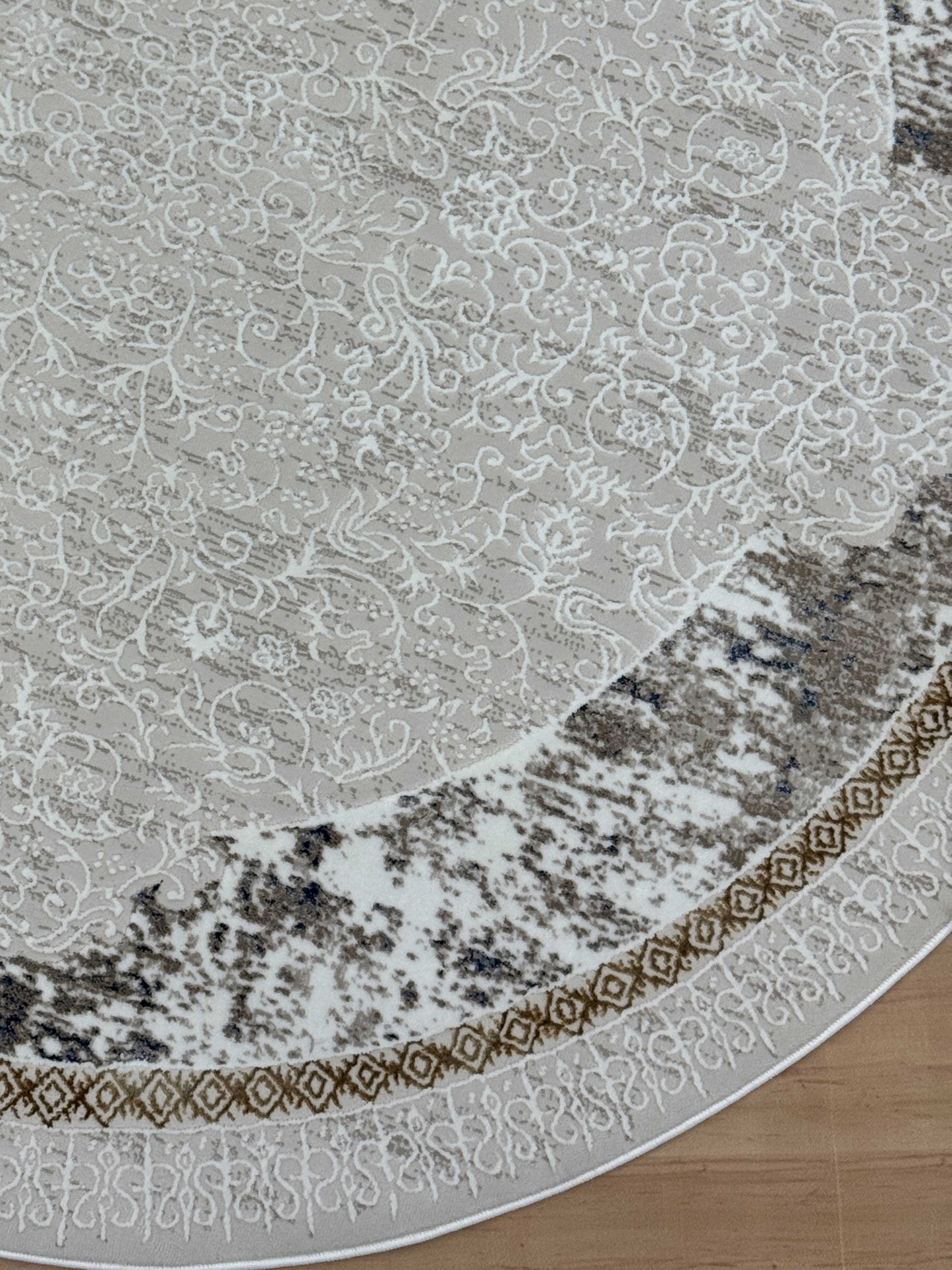Desert Halo Acrylic Round Carpet