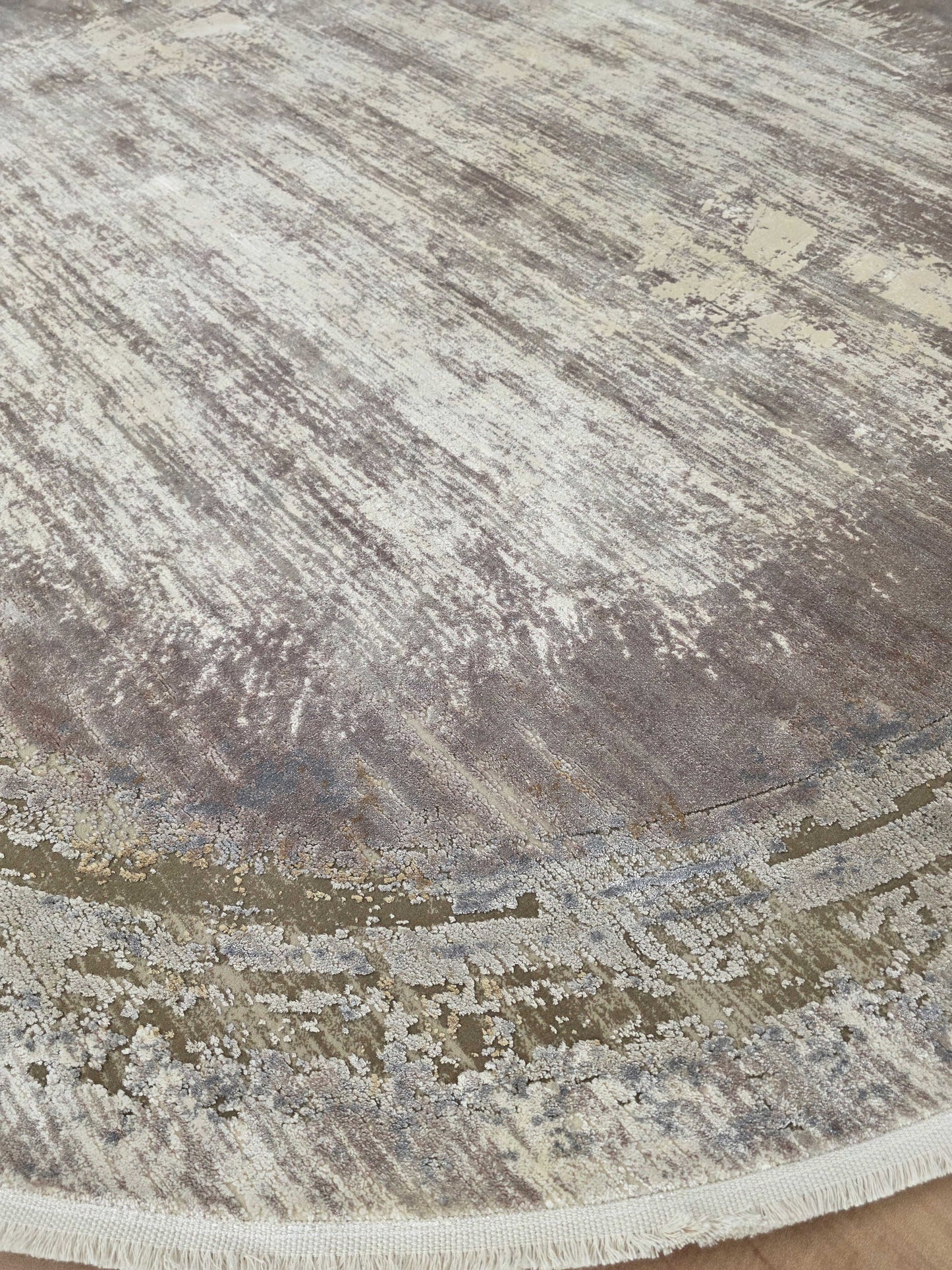 Heavenly Texture Bamboo Silk Round Carpet