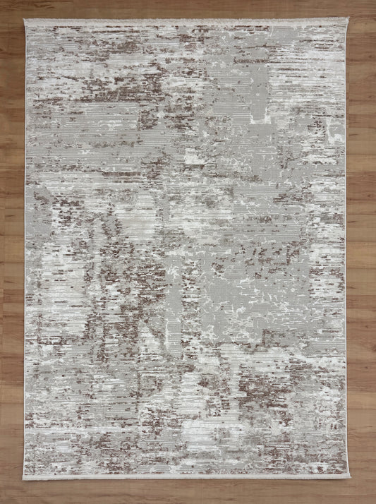 Elegant Shadows "Cream+Terra" Acrylic Carpet