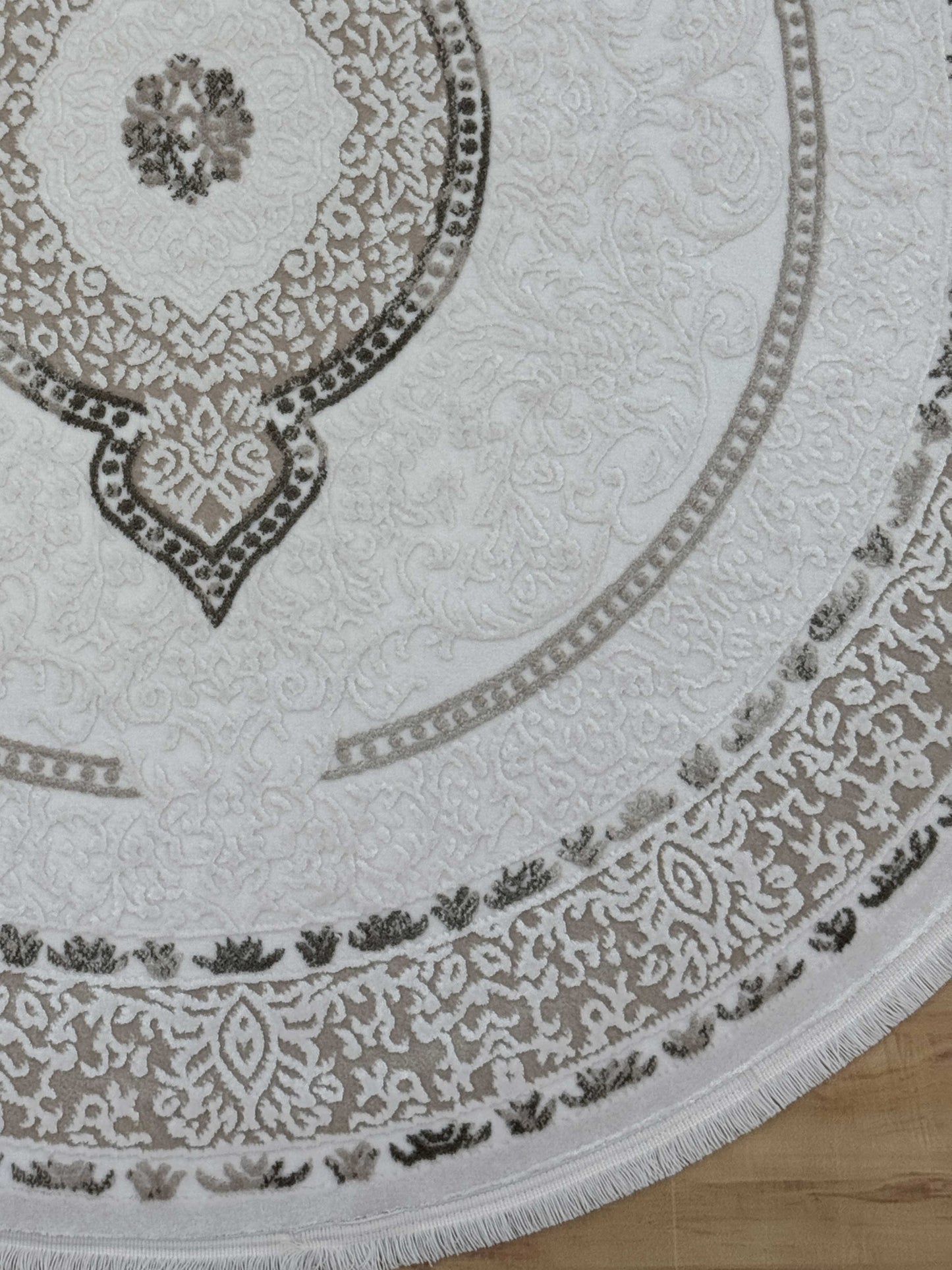 Andalusian Blossom Acrylic Round Carpet
