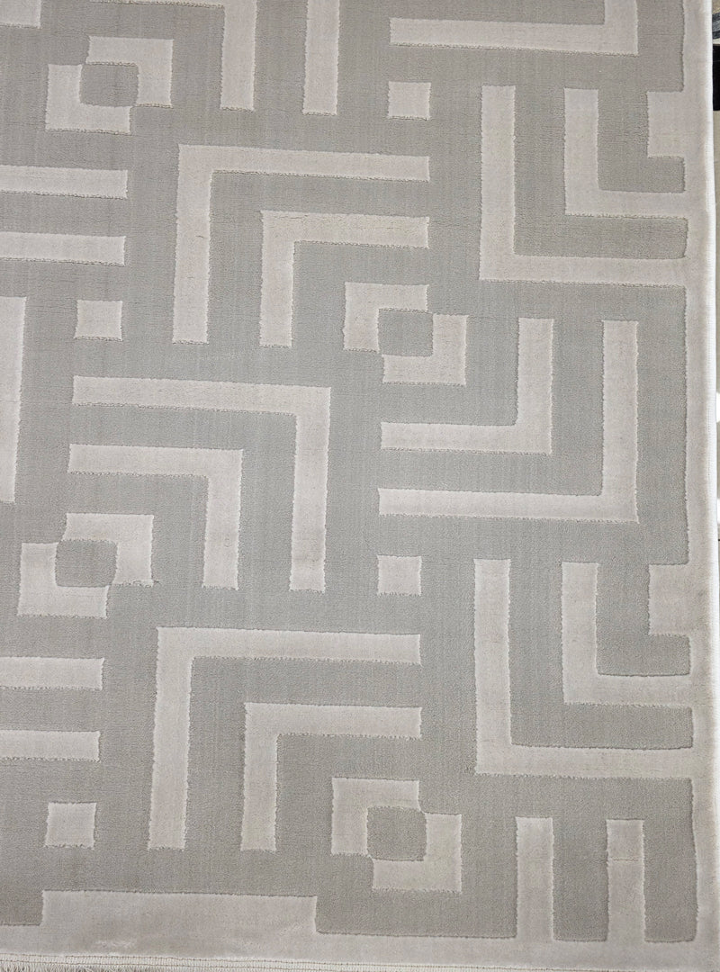 Cloudy Path Beige Acrylic Carpet