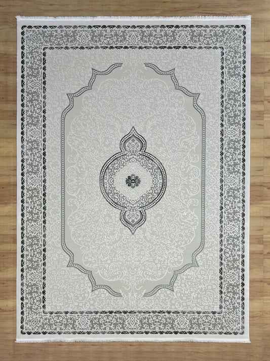 Andalusian Blossom Acrylic "Gray" Classic Carpet