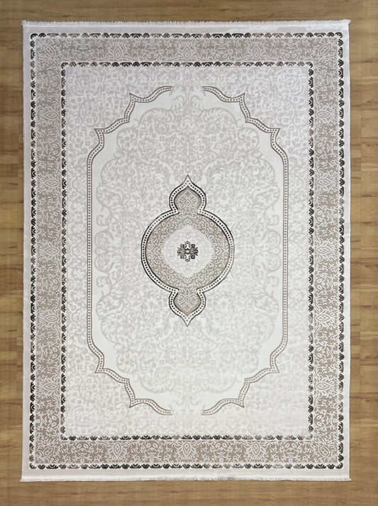 Andalusian Blossom Acrylic "Brown" Classic Carpet