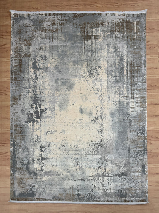 Ashen Sky Bamboo Silk Carpet