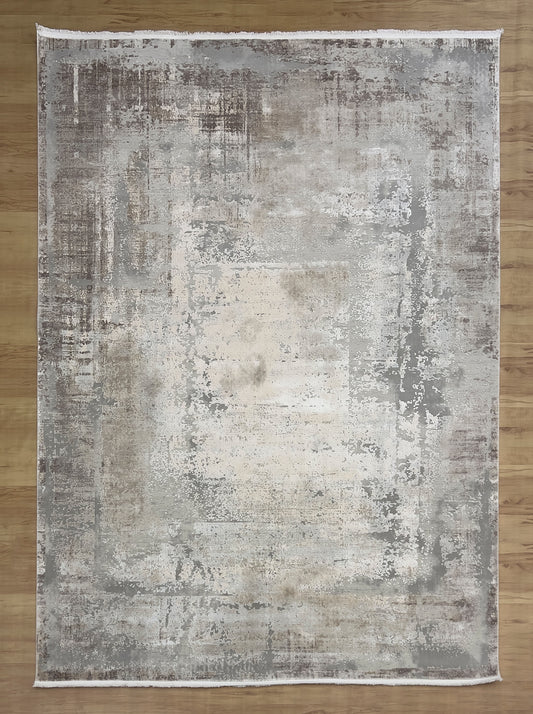 Gray Blossom Bamboo Silk