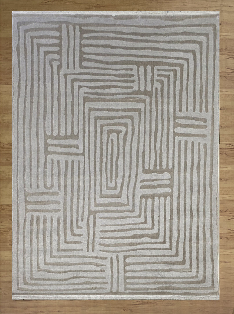 سجادة أكريليك Edge of Elegance Beige