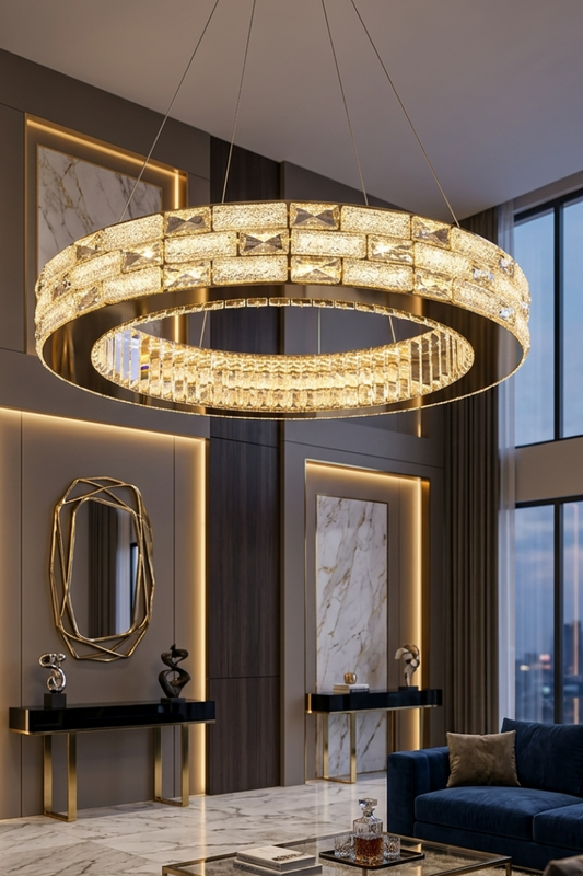 Crystal chandelier 60 cm Sn