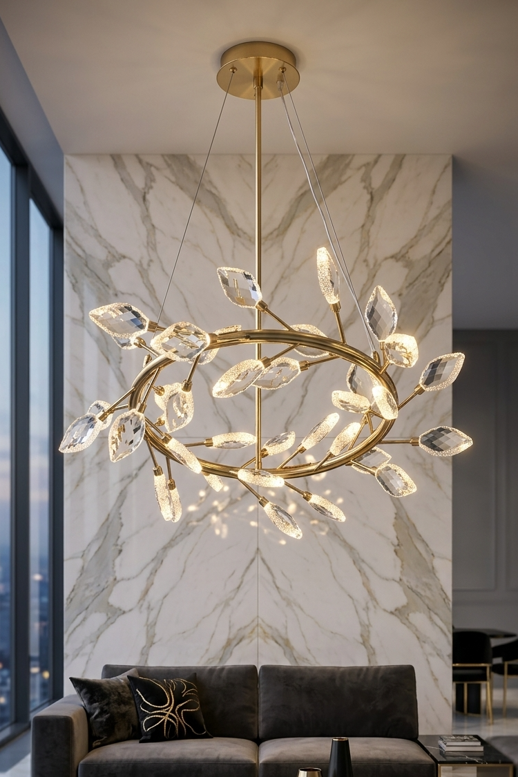 Crystal chandelier 8001/60 cm
